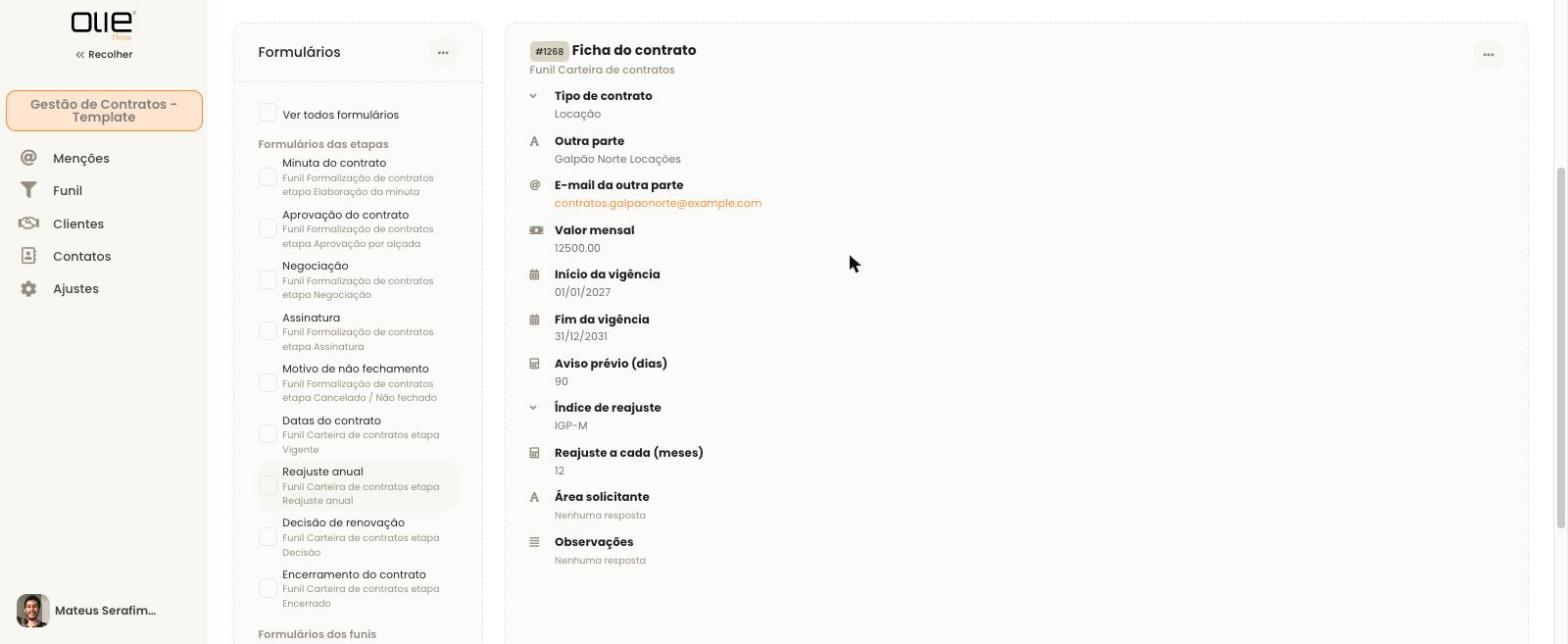 Gestão de Contratos: tela 4 de 4